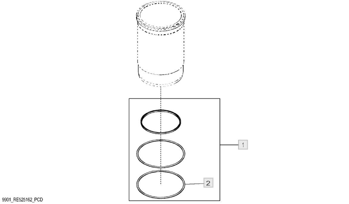 Bộ gioăng chữ O, ổng lót xilanh